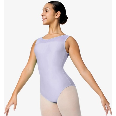 So Danca trikot so sieťovinou SL127 svetle fialový