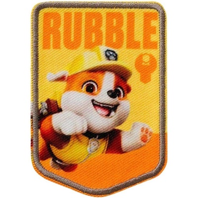 Nažehlovačka Tlapková patrola Rubble 7,8 x 5,5 cm Monoquick – Zboží Dáma