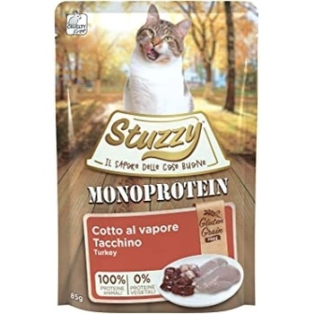 Stuzzy Monoprotein Grain& Gluten Free Turkey - Пауч за израснали котки с пуешко месо, 85 гр