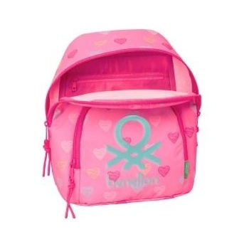 Benetton Раница Benetton Heart Розов 25 x 30 x 13 cm