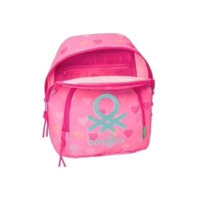Benetton Раница Benetton Heart Розов 25 x 30 x 13 cm