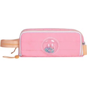 Kstationery Ученически несесер Kstationery Mayfair - Smile it Light, Pink (68320)
