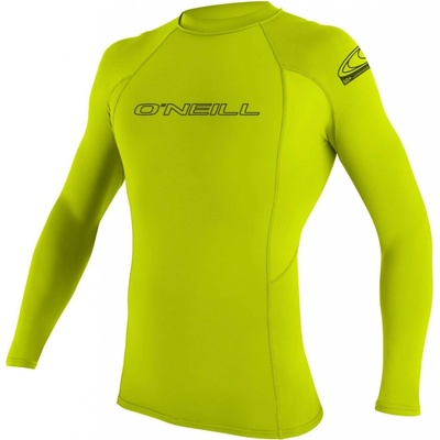 O'Neill Basic Skins L/s Rash Guard lime