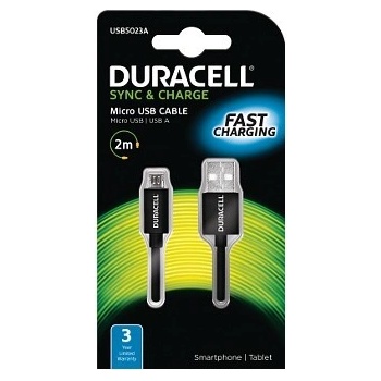 Duracell USB5023A Micro USB, 2m