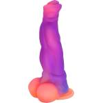SuperLove Horse Dildo Liquid Silicone Purple
