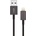 Moshi Lightning to USB Cable - USB кабел за iPhone X, iPhone 8, iPhone 7, iPad, iPod с Lightning (100 см) (черен)