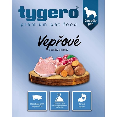 TYGERO 50 Adult střední plemeno vepřové 2 kg