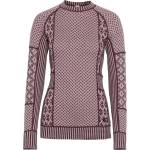 Kari Traa Дамско мериносово термобельо Kari Traa Women's Smekker L/S Merino base layer - Cocoa Powder (115-1319-1812)