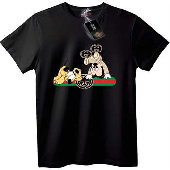 NOONEBRAND Тениска Gucci x Disney Pluto - 6XL, Black