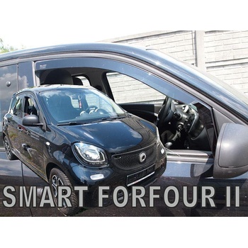 HEKO Ветробрани за Smart Forfour II 5D (2014+) 5 врати - 2бр. предни (28803)