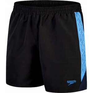 Speedo hyper boom splice 16 watershort black/beach blue/true navy s -