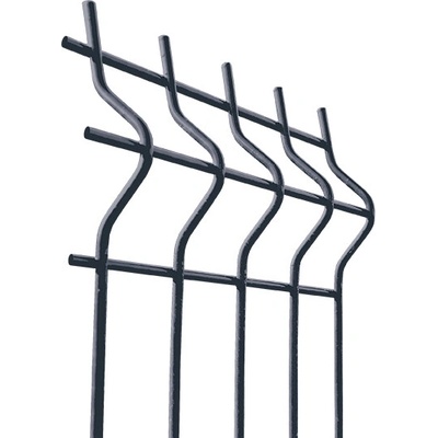 neuvedená Zváraný plotový panel 3D ZnPVC 2500x1030x5mm antracit