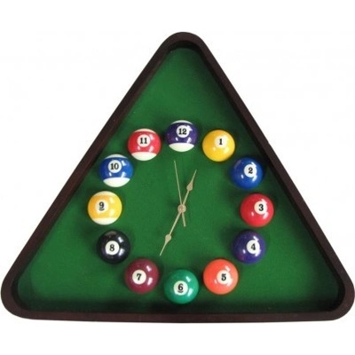 Toolbilliard hodiny s motivem kulečníku TRIANGL – Zboží Mobilmania