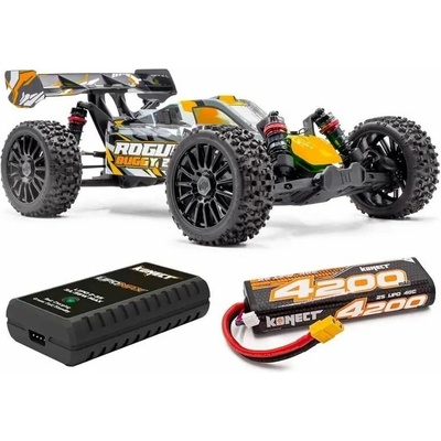 Rogue Buggy 2.0 3S BRUSHLESS RTR 4wd - oranžová + akumulátor a nabíjač
