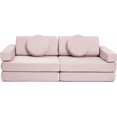 SHAPPY Detská rozkladacia penová pohovka SHAPPY PLAY mini Soft Pink