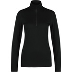 Icebreaker Дамско мериносово термобельо Icebreaker Women's 200 Oasis L/S Half Zip Merino longsleeve - Black (115-2261-0213)