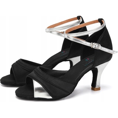 Lelka taneční boty pro latino 803 silver – Zboží Dáma