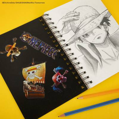 Cinereplicas sada 36 samolepek logo a předměty One Piece