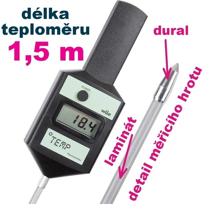 WILE TEMP tyčový teploměr 150 cm