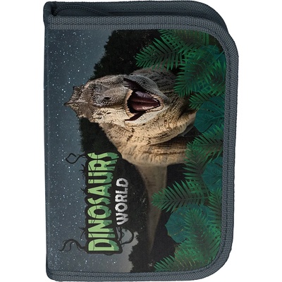 PASO Ученически несесер Paso Dinosaur - С 1 цип (PP23DZ-P001BW)