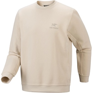 Arc'teryx Мъжки поларен пуловер Arc'teryx Emblem Fleece Crew Jumper - Sea Salt (017-4200-0714)