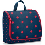 Reisenthel Несесер Reisenthel Xl wash bag - Blue (Mixed Dots Red)