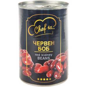 CHEF IS червен боб, сварен - 400 гр