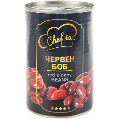CHEF IS червен боб, сварен - 400 гр