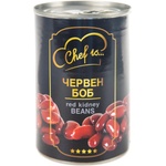 CHEF IS червен боб, сварен - 400 гр