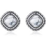 Silenti Jewelry Сребърни обеци "Мрамор