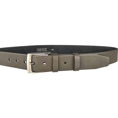 Penny Belts kožený opasek 34-50 šedý
