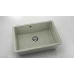 FAT Мивка за долно вграждане Vanguard 236, Granicite, 210 Pewter, с включен сифон Мивка за вграждане