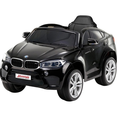 Joko Elektrické autíčko BMW X6 2x45W motor kožené sedadlo Eva kolesá USB MP3 čierna