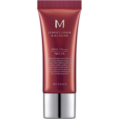 Missha BB крем за лице, №25 Warm beige, SPF42, 20 ml