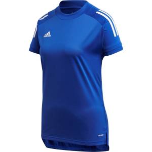 adidas Women's Short-Sleeve Performance Gym Top - Team Royal Blue