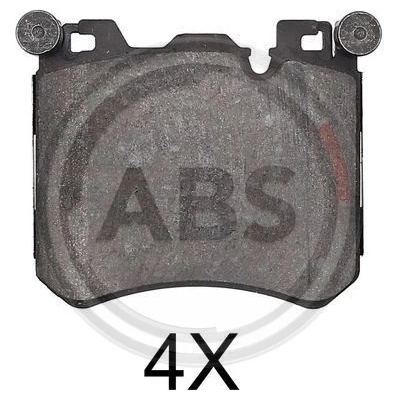 Sada brzdových platničiek kotúčovej brzdy A.B.S. 37804
