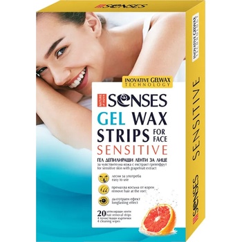 Image 1 of AGIVA senses депилиращи гел ленти за лице, 10 броя (двойни ленти)
