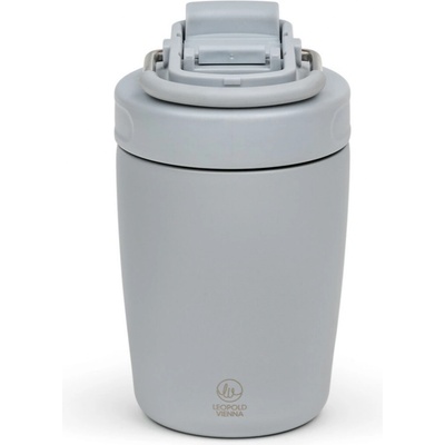 Leopold Vienna Termohrnek MOSHI 350 ml šedá nerezová ocel
