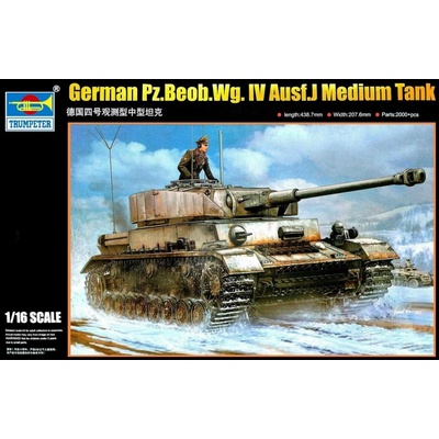 Panzerkampf Trumpeter wagen Beob.Wg. IV Ausf.J w full interior kit 1:16