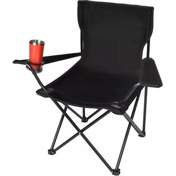 Trizand Stolička pre rybárčenie a turistiku odtiene šedej a striebornej