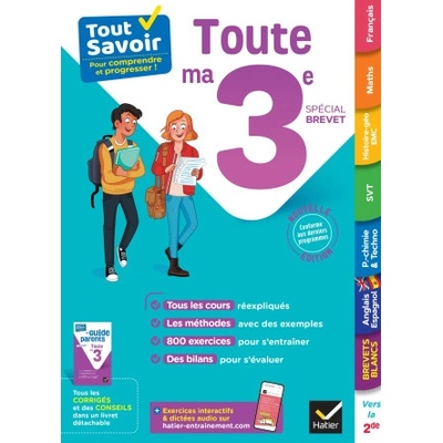 Tout savoir 3e Spécial brevet - Tout en un | Sandrine Aussourd, Laurence Lamarche, Victoire Merlin, Louise Taquechel, Corinne Touati, Araceli Bernaldez Garcia, Pascal Bihouée, Daniel Dupuis, Dominique Estève, Guillaume Joubert