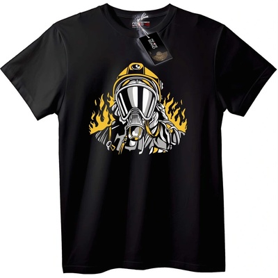 NOONEBRAND Тениска Пожарникар Герой - XS, White