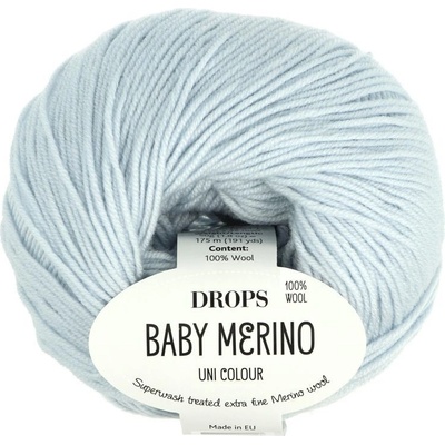 Drops Baby Merino 53 světlá baby modrá