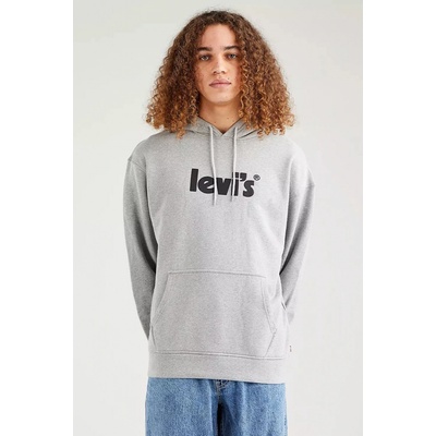 LEVI´S Relaxed Graphic Hoodie 38479-0080 Sivá