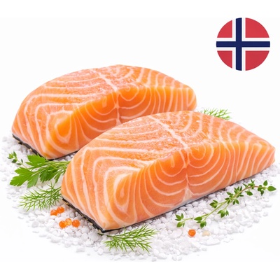 Boxxi Losos obecný 2 porce s kůží bez kostí 300 g – Zboží Mobilmania