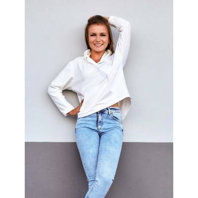 Dámská mikina s kapucí VSB-SANDRA cream