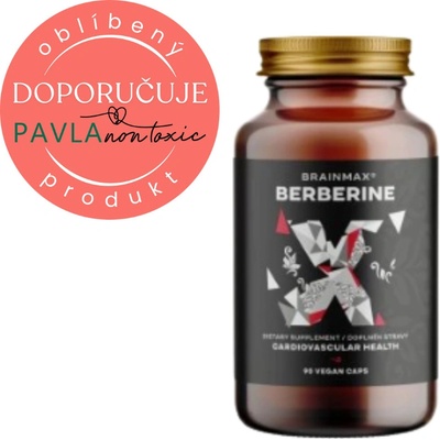 BrainMax Berberin 550 mg 90 rostlinných kapslí