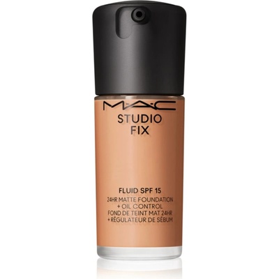 MAC Cosmetics Studio Fix Fluid SPF 15 24HR Matte Foundation + Oil Control матиращ фон дьо тен SPF 15 цвят NC44 30ml