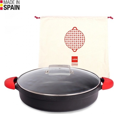 Kastrol s poklicí 32 cm + silikon.chňapky + pytlík 4137/25