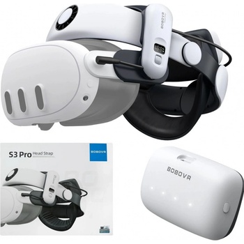 BOBOVR S3 Pro odlehčovací popruh na baterie pro Meta Quest 3
